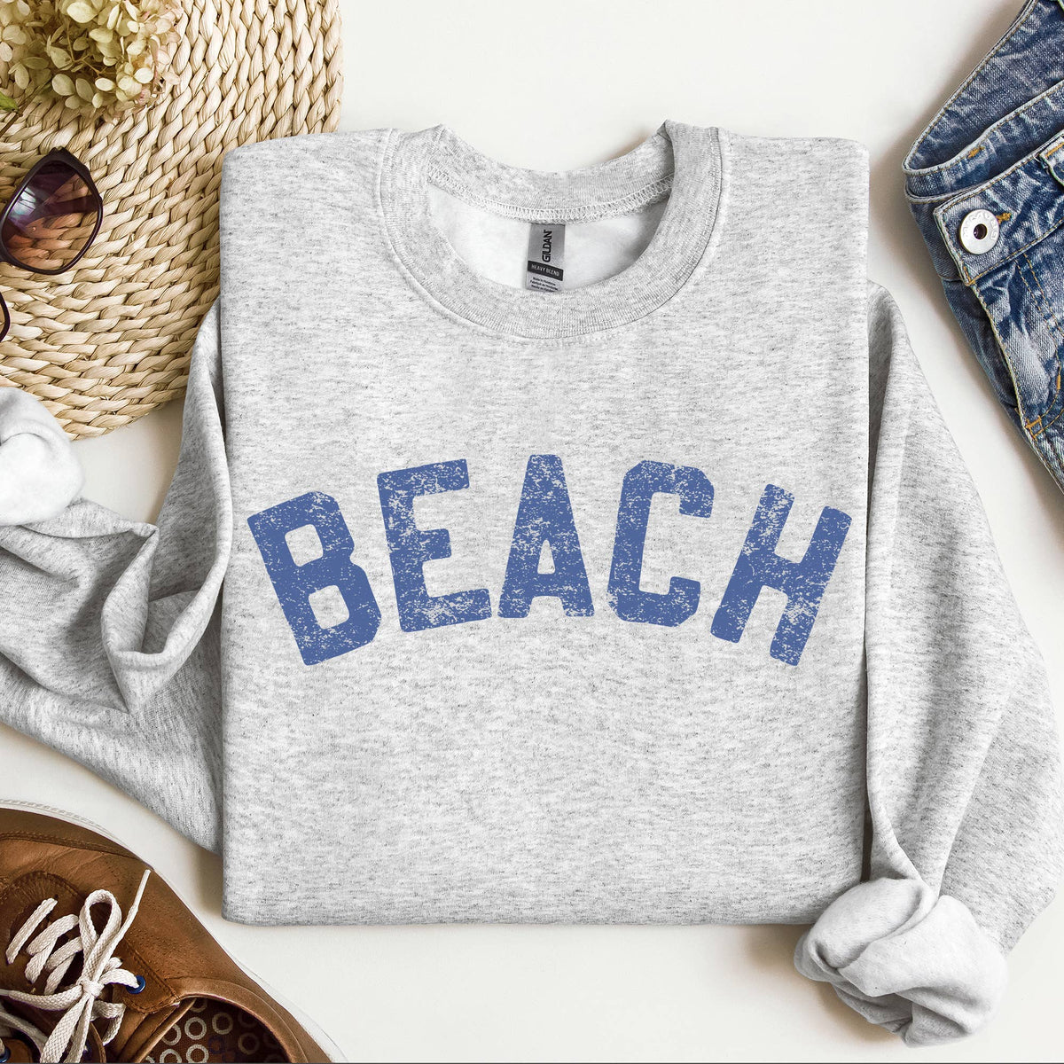 Beach Bum Crewneck Sweatshirt