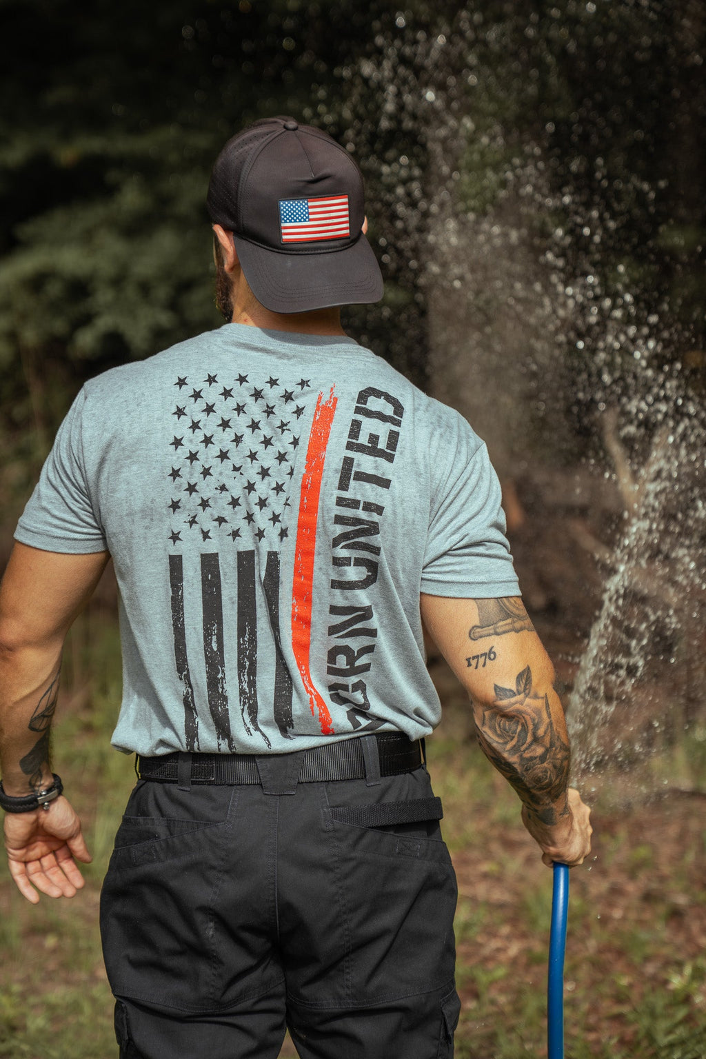 Red Line Flag Tee