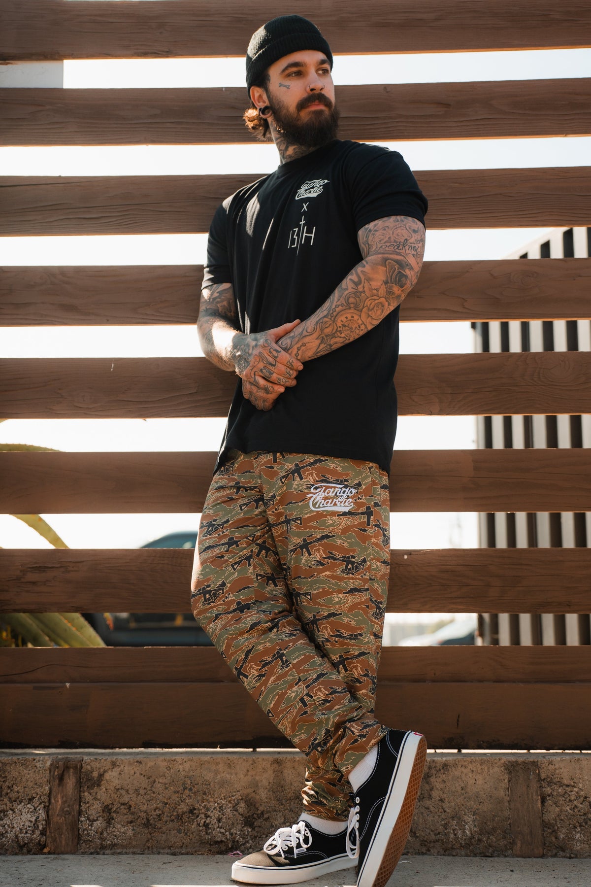 Lift Heavy. Pray Hard. - Black Tee