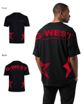 G West Mens Arch Logo Oversized Tee