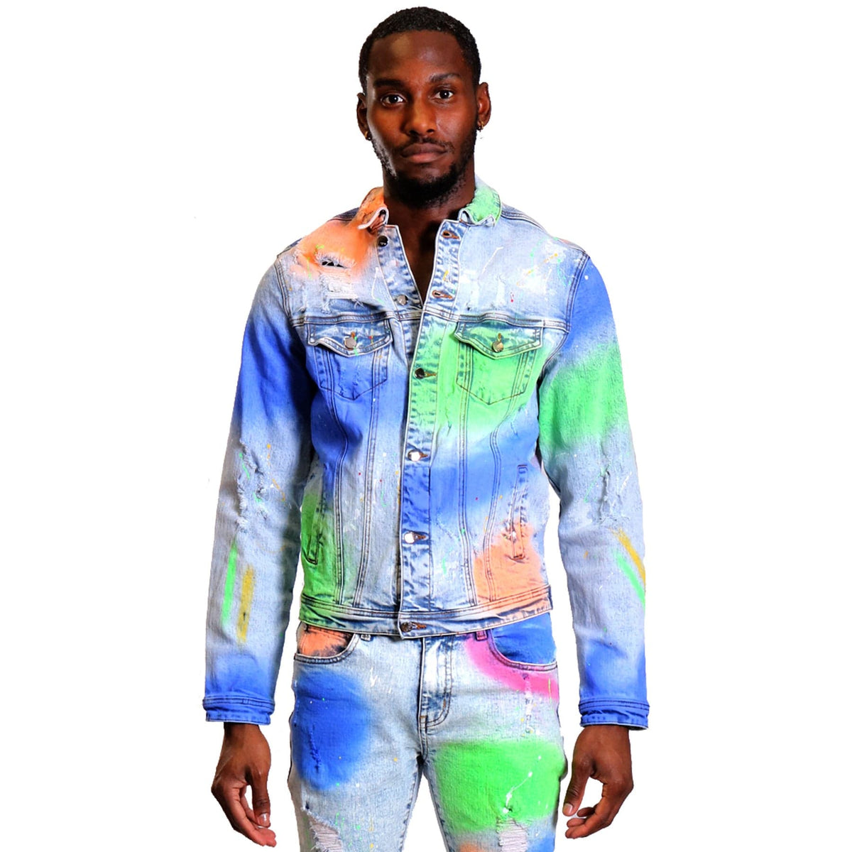 Mint Washed Denim Jacket
